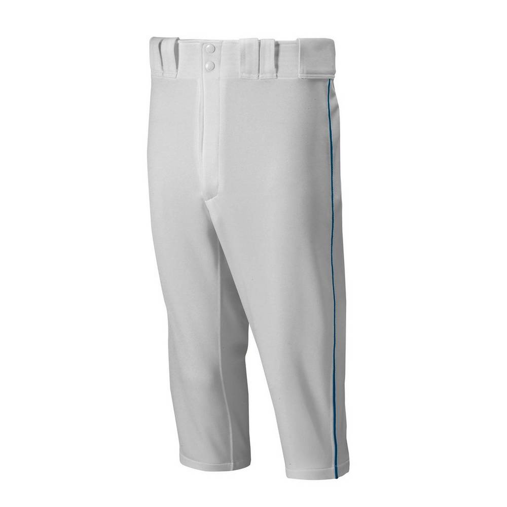 Panske Tepláky Mizuno Premier Short Piped Baseball Siva/Námornícka Modrá Vypredaj LUHE04823